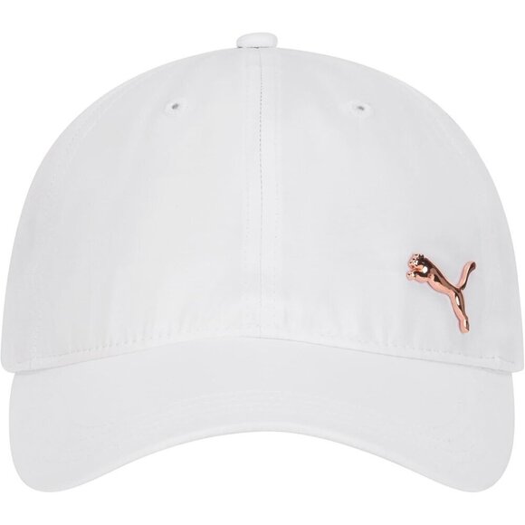 Puma Women\'s White Gold Imported Polyester Evercat Opal Adjustable Cap